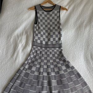 Reiss Blue Dress with Elegant Silhouette